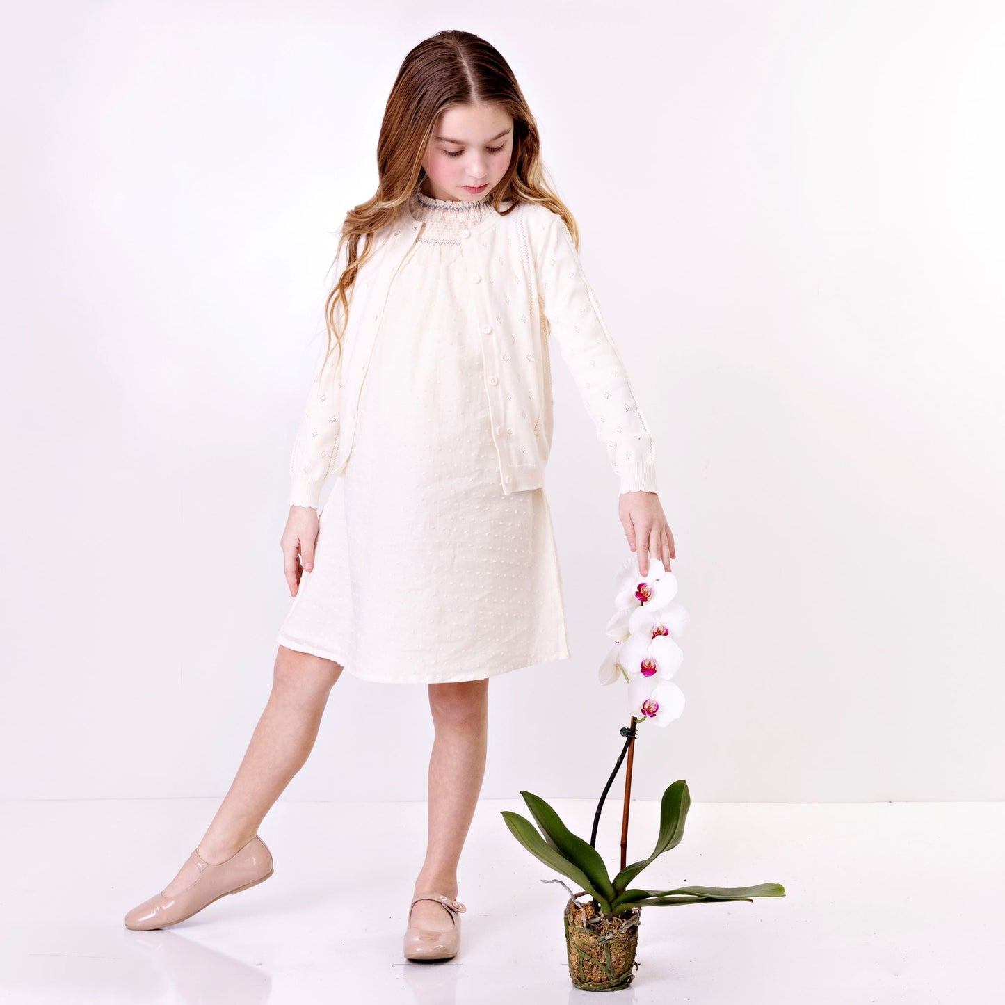 Eyelet Cardigan