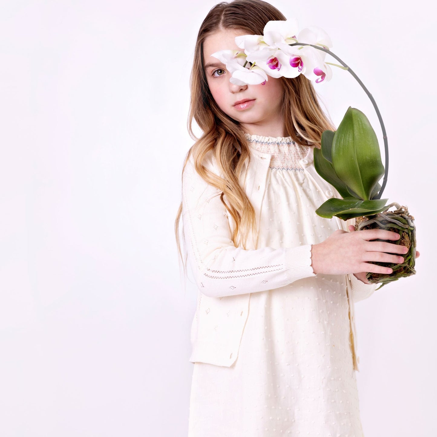 Eyelet Cardigan