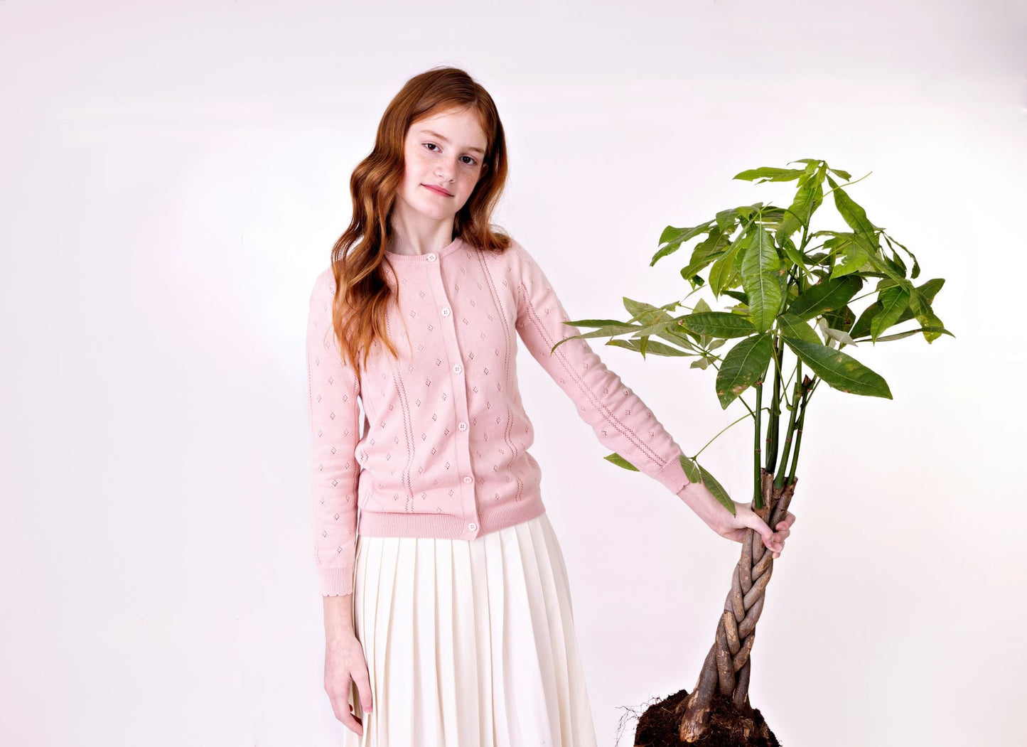Eyelet Cardigan