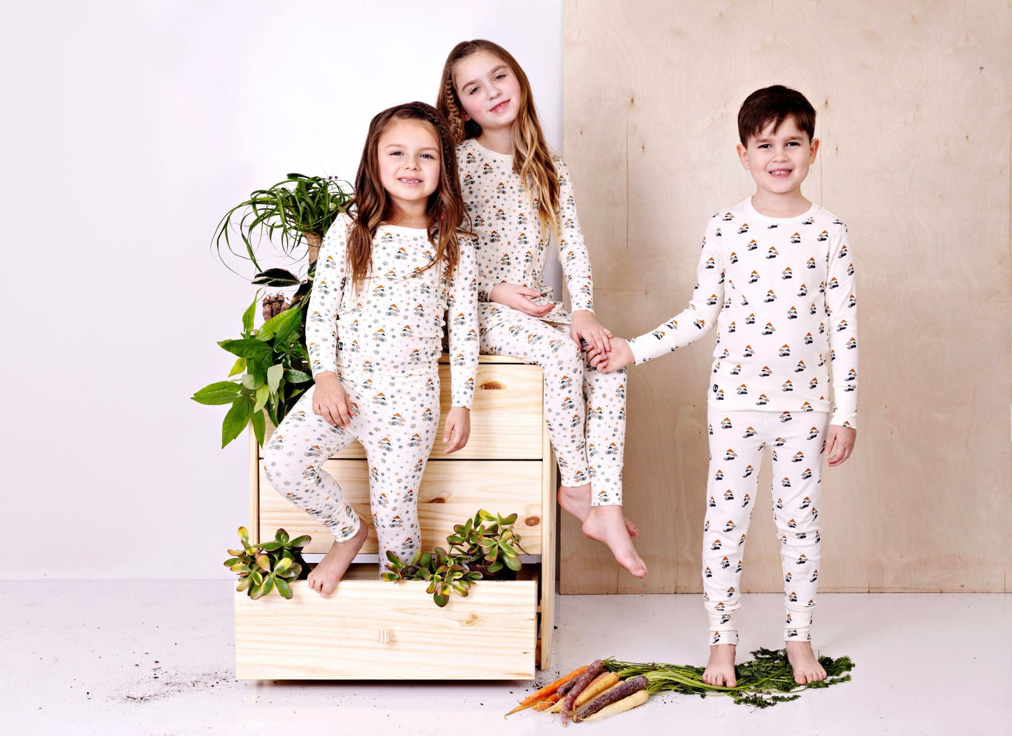 Printed Pajama Set