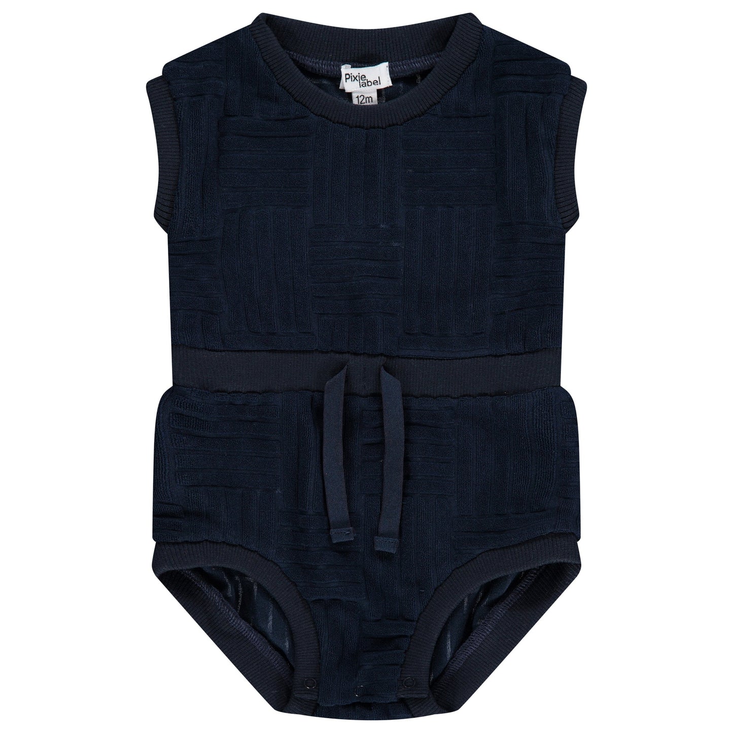 Textured Terry Romper