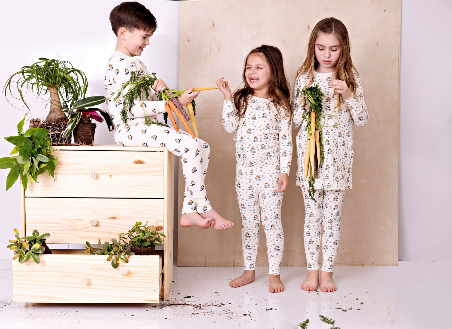 Printed Pajama Set