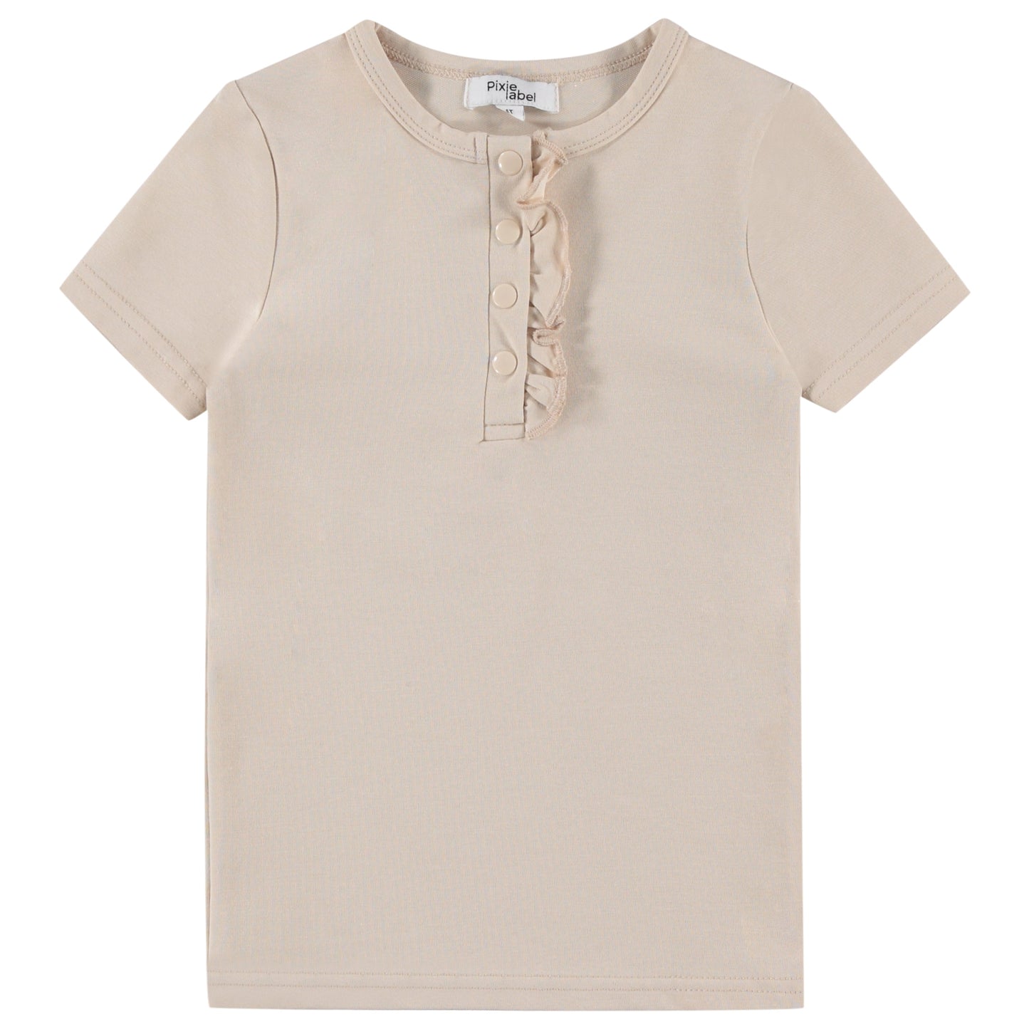 Fine Cotton s/s Ruffle T-shirt