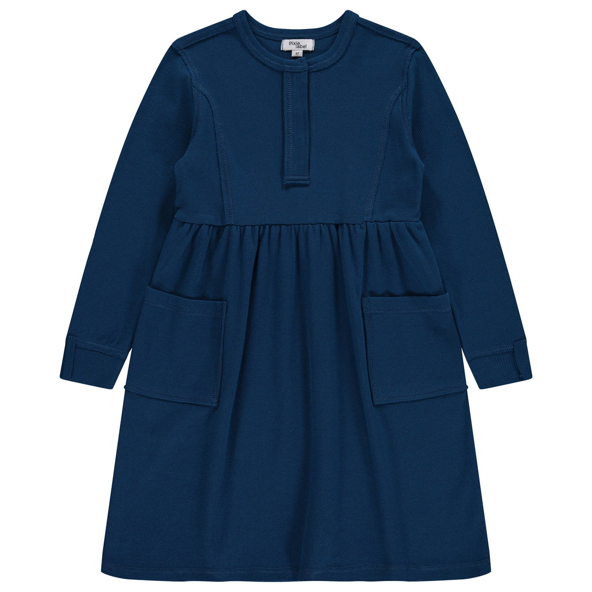 Flatlock Stitch Ribbed Dress – Pixie Rack