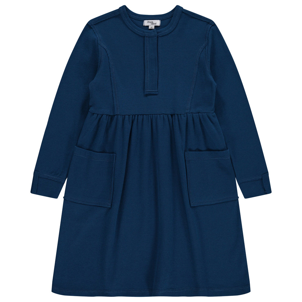Flatlock Stitch Ribbed Dress – Pixie Rack