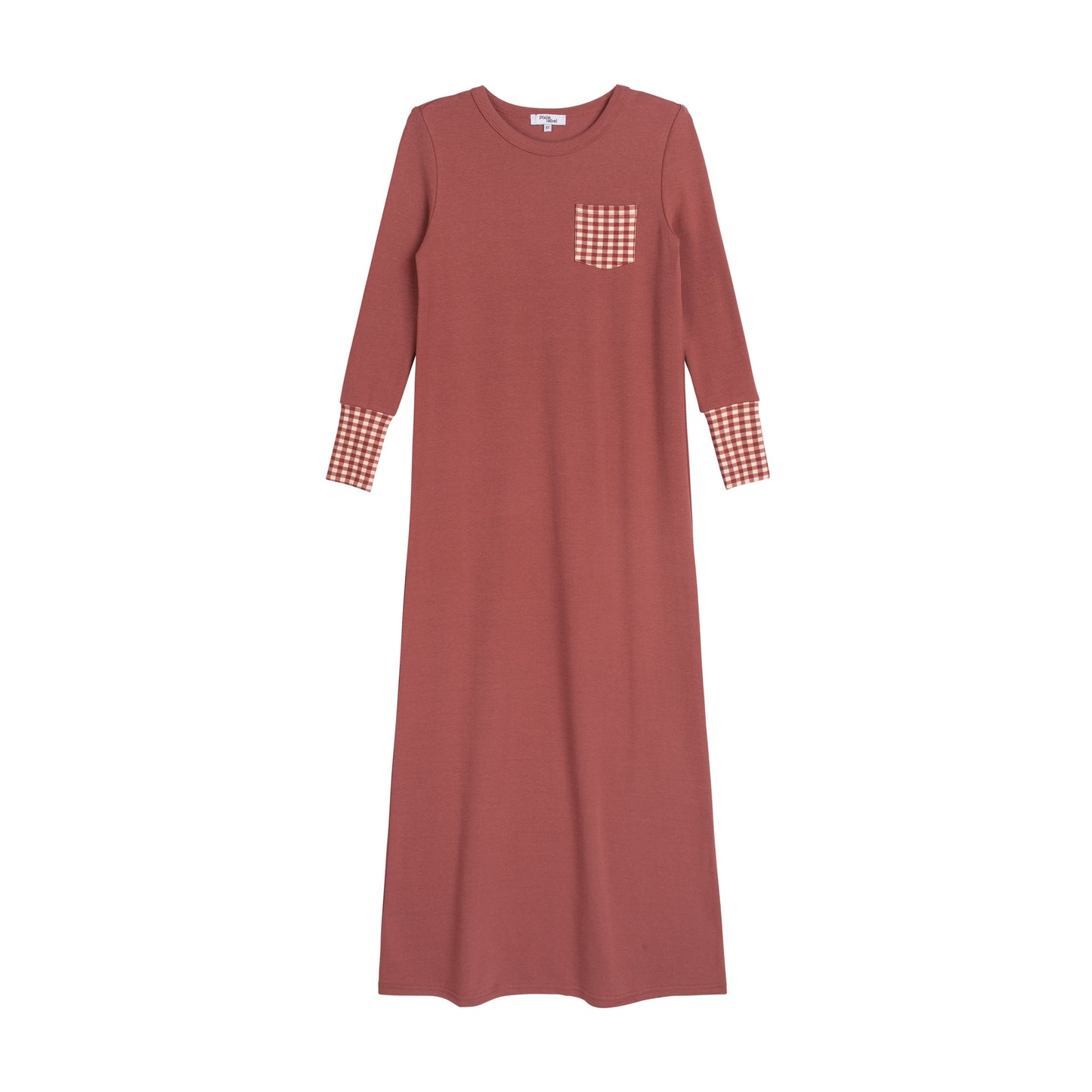 Gingham Trim Nightgown