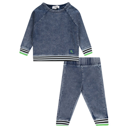 Acid Wash Baby Set