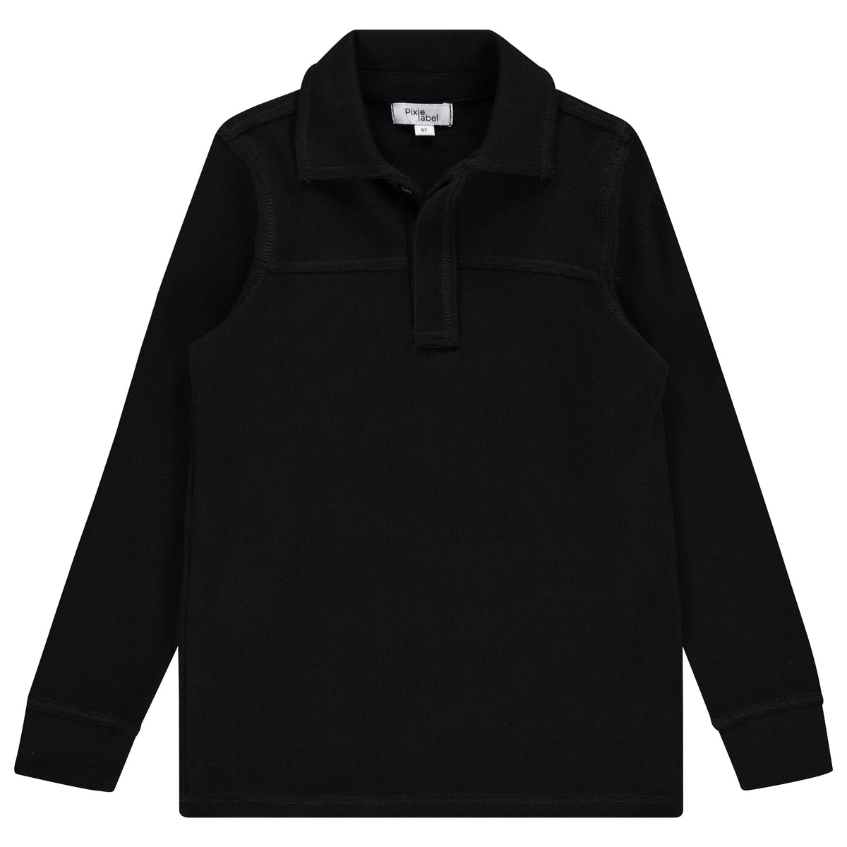 Flatlock Stitch Ribbed Polo – Pixie Rack