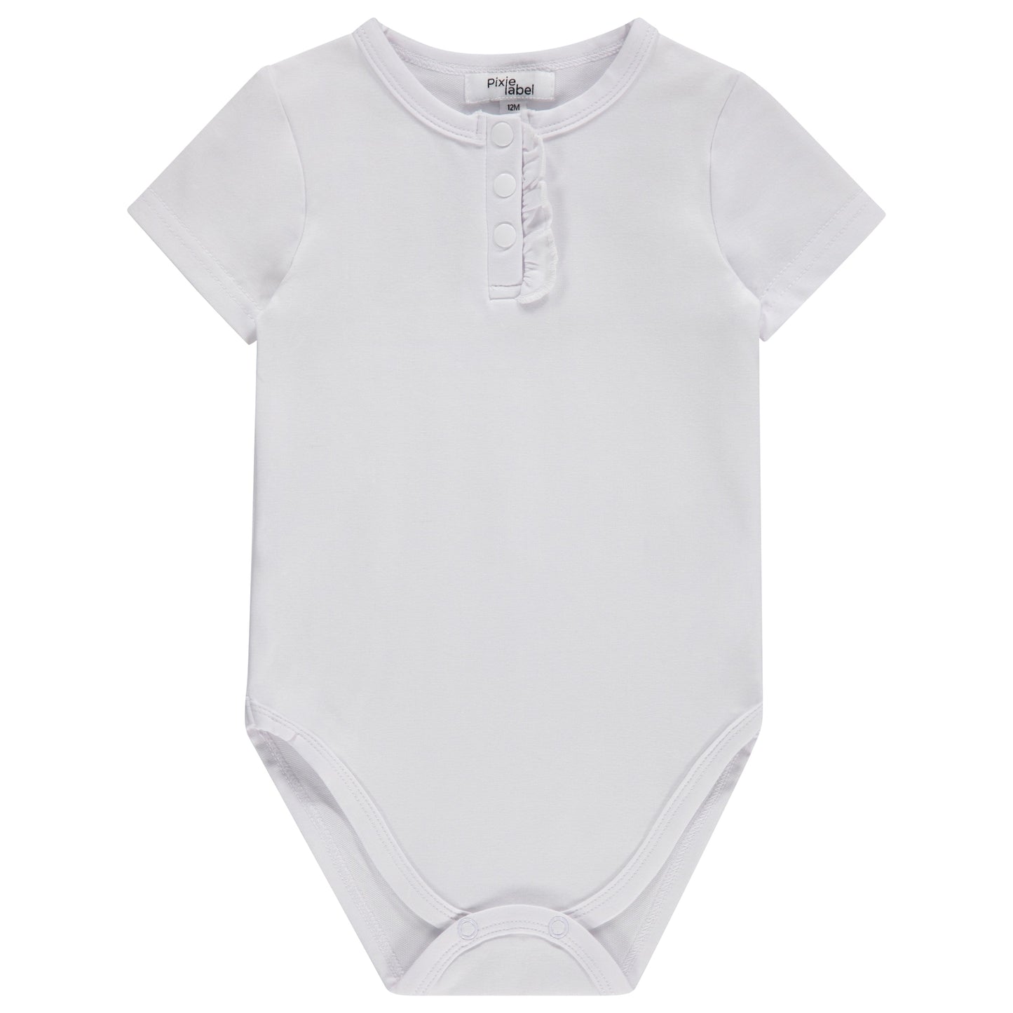 Fine Cotton Ruffle Onesie