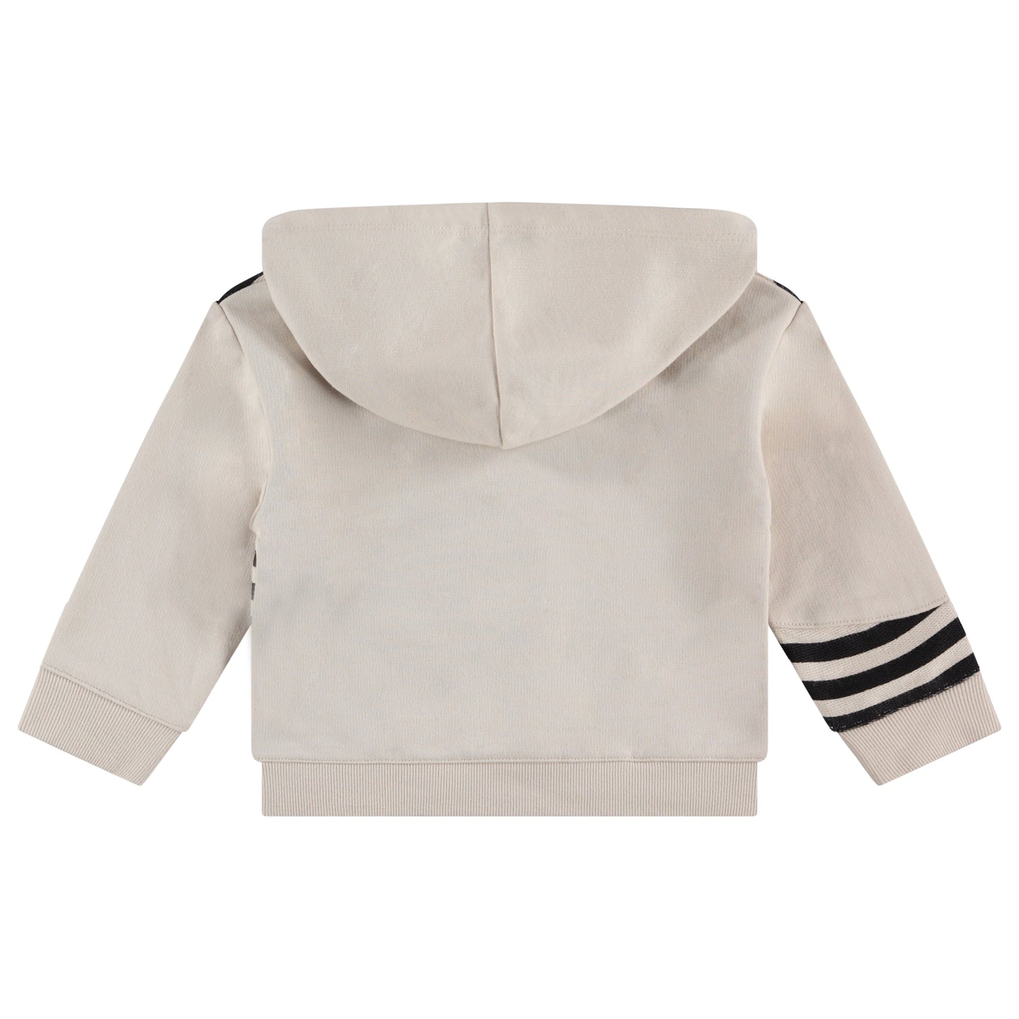 Diagonal Hooded  Sweatshirt