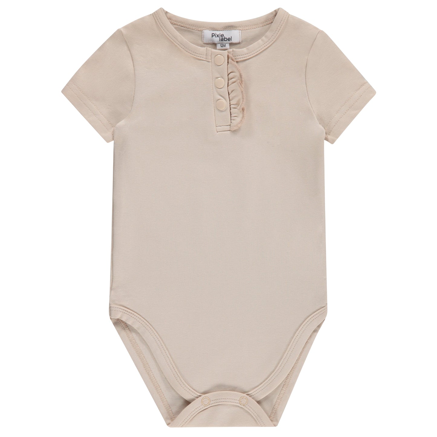 Fine Cotton Ruffle Onesie