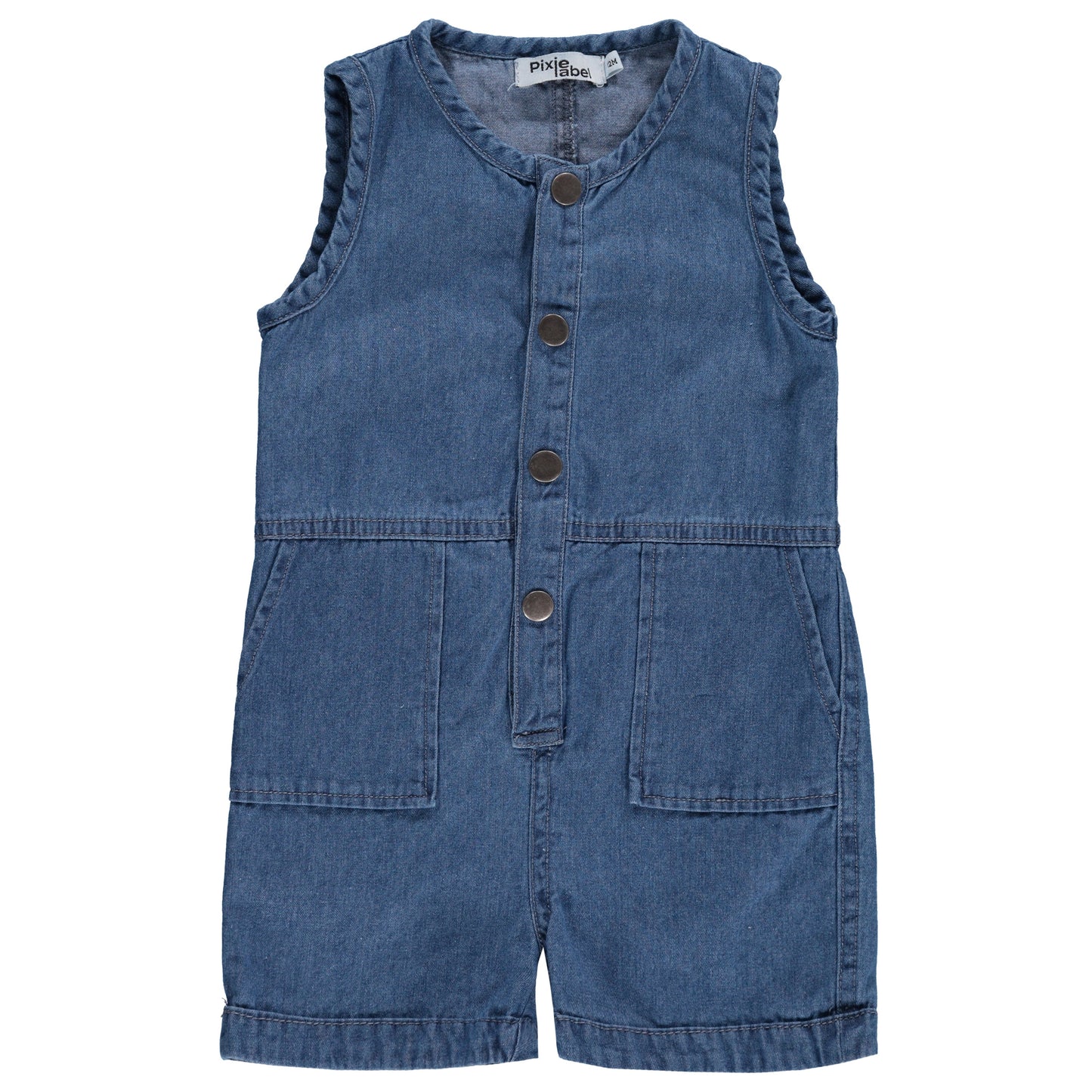 Denim Romper Baby Boy