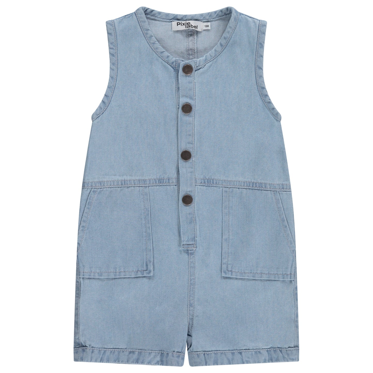 Denim Romper Baby Boy