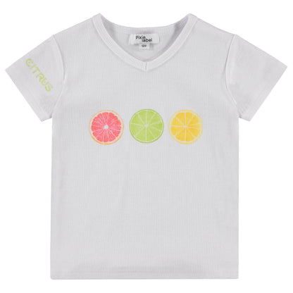 Citrus V-Neck Tee